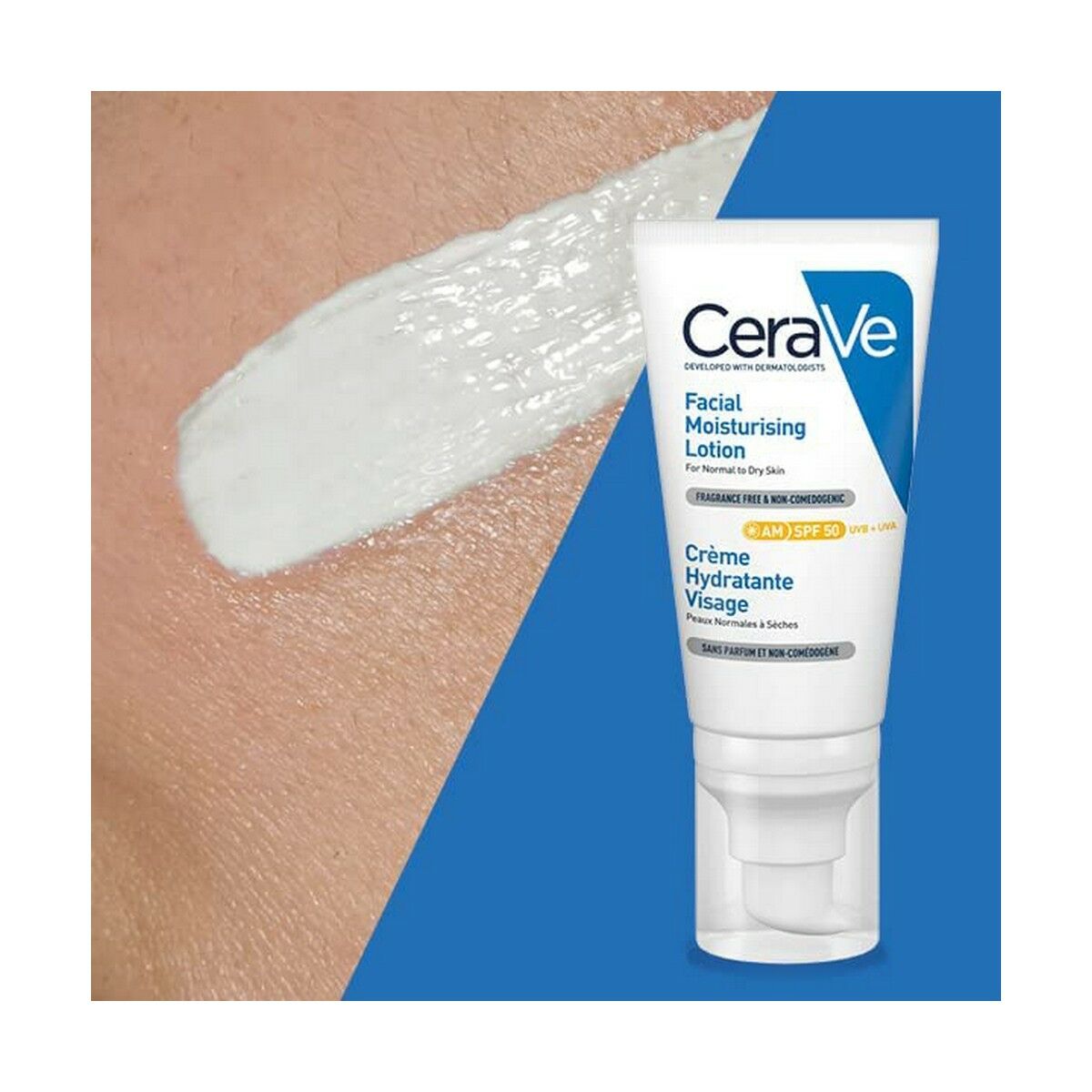 Protector Solar CeraVe Facial Moisturising Lotion Spf 50 52 ml